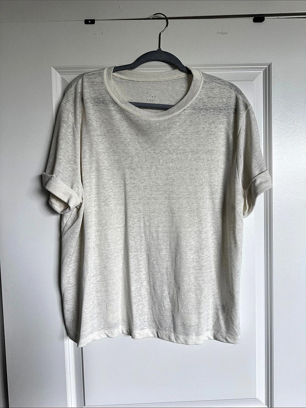 a new day Women's Short Sleeve Tee White Size XXL